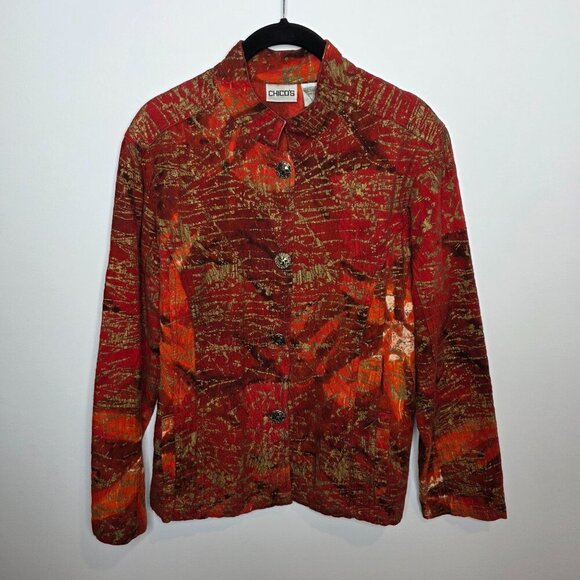 Chico's Jacket Womens 1 (8) - Picture 1 of 6